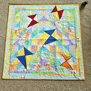 New Quality baby quilt 46 x 46 inches.